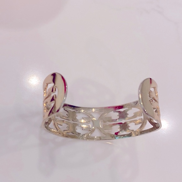 TORY BURCH STATEMENT LOGO CUFF BRACELET - Picture 2 of 6